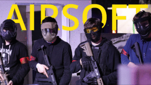 Airsoft birthday party in Eugene for new players.